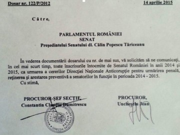 DNA a cerut acte de la Tăriceanu: Este ”o solicitare inedită”